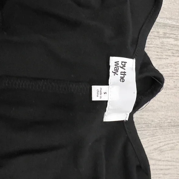 By The Way Flora Ruffle Bodysuit Superdown Black - Picture 7 of 8